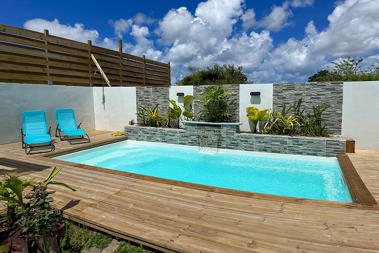 La Cascade de Sainte Anne 3 chambres piscine location  maison Martinique - Bienvenue à la Cascade de Sainte-Anne